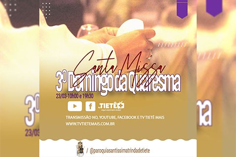 3º Domingo da Quaresma, Santa Missa!❤️🙏